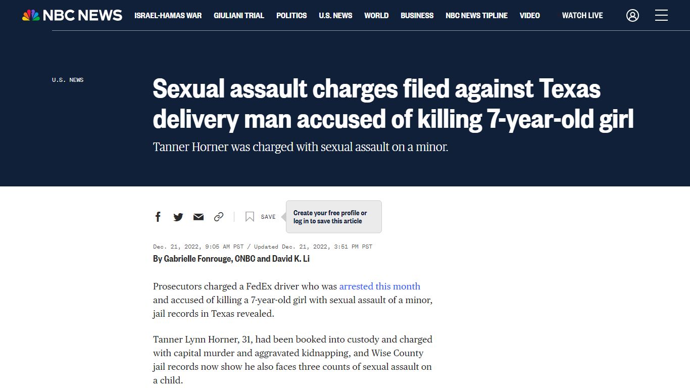 Sexual assault charges filed against Texas delivery man accused of ...